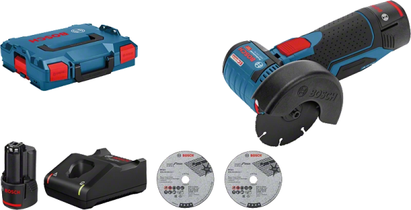 Bosch Professional GWS 12V-76 CLC (L) Akku-Winkelschleifer (2x3.0) (06019F200B)