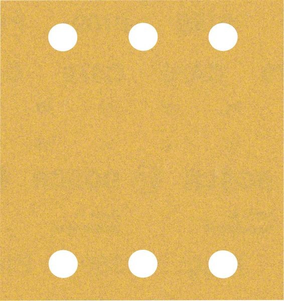 Bosch Professional Expert C470 Schleifpapier mit 6 Löchern für Schwingschleifer, 115 x 107 mm, G 180, 10-tlg. (2608900894)