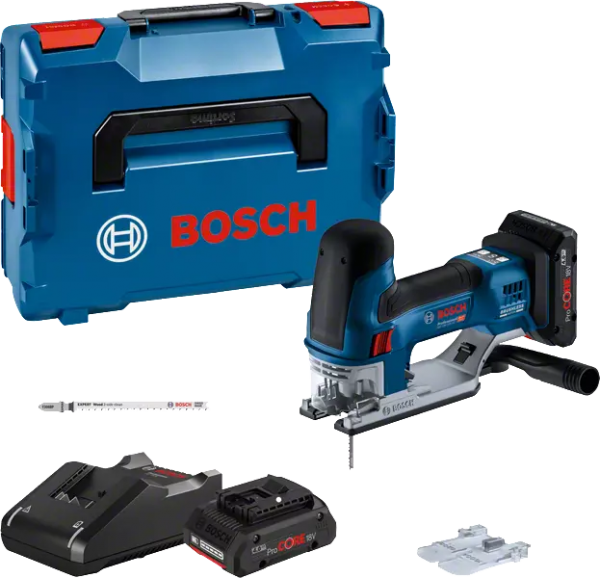 Bosch Professional GST 18V-155 SC (L) Akku-Stichsäge (2xPC4,0Ah) (06015B0002)