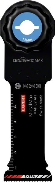Bosch Professional Expert MetalMax MAII 32 AIT Blatt für Multifunktionswerkzeuge, 70 x 32 mm (2608900022)