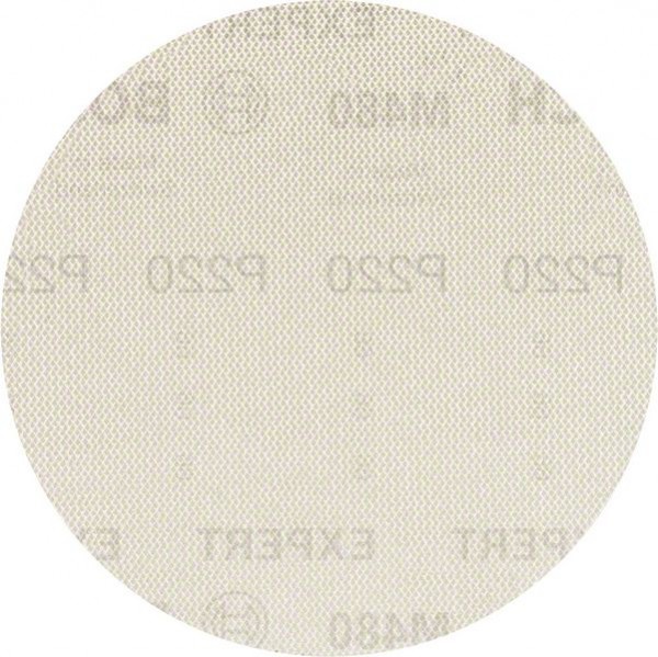 Bosch Professional Expert M480 Schleifnetz für Exzenterschleifer, 125 mm, G 220, 5 Stück (2608900676)