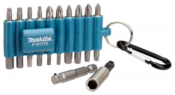 Makita 22-tlg. Bit-Set mit Karabiner (P-81175)