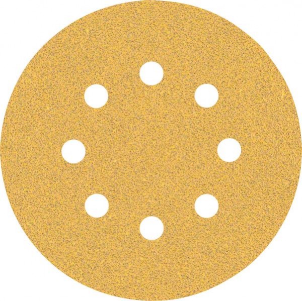 Bosch Professional Expert C470 Schleifpapier mit 8 Löchern für Exzenterschleifer, 125 mm, G 60, 5-tlg. (2608900804)