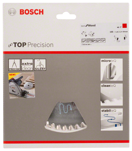 Bosch Professional Kreissägeblatt BS WO H 165x20-48 (2608642384)