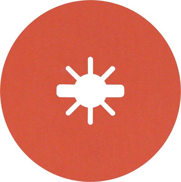 Bosch Professional Expert R782 Prisma Ceramic X-LOCK Fiberscheibe, 125 mm, 22,23 mm, G 120 (2608621827)