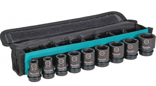 Makita Stecknuss-Set im Rollbeutel 1/2" 8tlg. (E-16601)