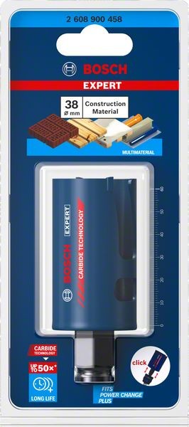 Bosch Professional Expert Construction Material Lochsäge, 38 x 60 mm (2608900458)