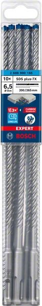 Bosch Professional Expert SDS plus-7X Hammerbohrer, 6,5 x 200 x 265 mm, 10-tlg. (2608900165)
