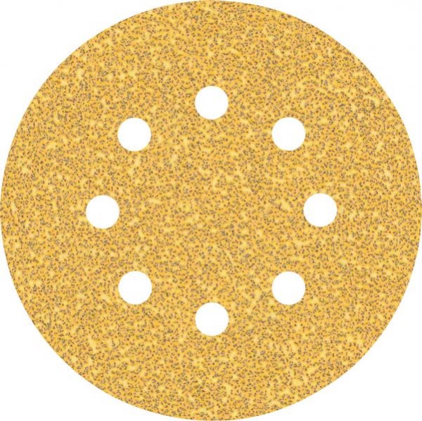 Bosch Professional Expert C470 Schleifpapier mit 8 Löchern für Exzenterschleifer, 125 mm, G 40, 5-tlg. (2608900803)