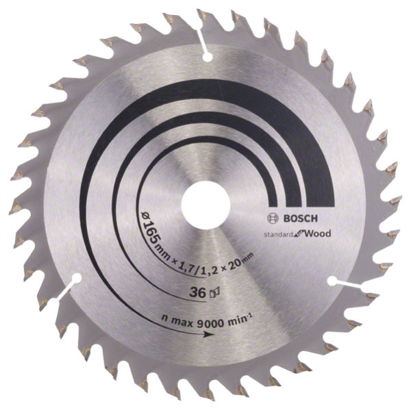 Bosch Professional Kreissägeblatt OP WO H 165x20-36 (2608642602)