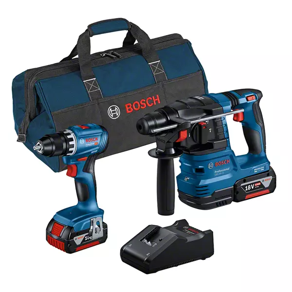 Bosch Professional Profi Set 18V (GSR,GBH,2x4,0Ah,GAL) (0615A50038)