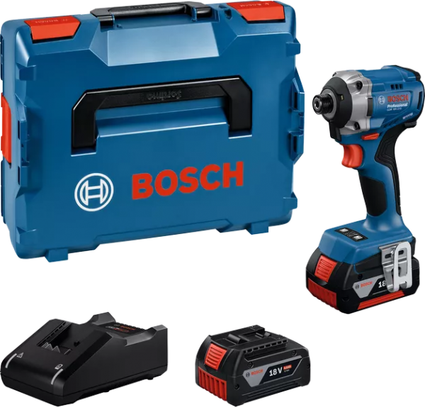 B-Ware: Bosch Professional GDR 18V-215 (L) Akku-Drehschlagschrauber (2x4,0Ah) (06019N2002)