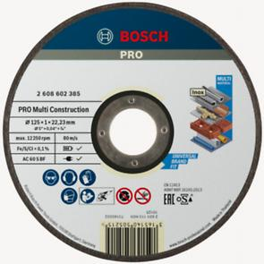 Bosch Professional PRO Multi Material TS,125x1x22.23mm (2608602385)