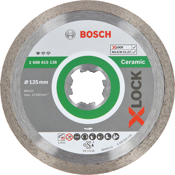 Bosch Professional X-LOCK DIA-TS 125x 22,23 StC (2608615138)
