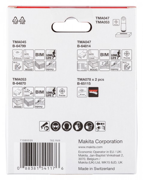 Makita Tischlerset Starlock (B-67511)