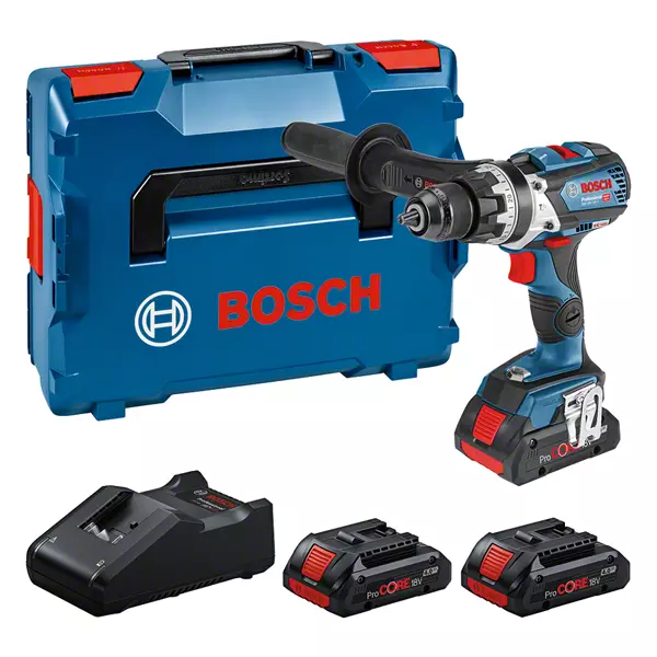 Bosch Professional GSB 18V-110 C (L) Akku-Schlagbohrschrauber (3xPC4,0Ah) (0615A5002X)