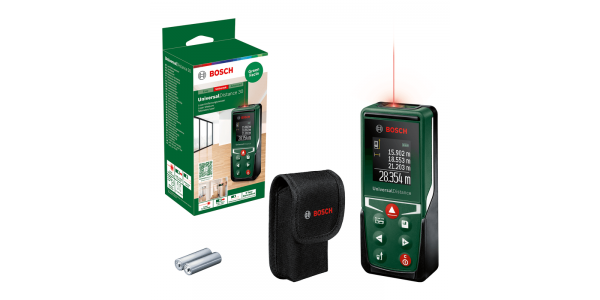 Bosch DIY UniversalDistance 30 Digitaler Laser-Entfernungsmesser (0603672503)