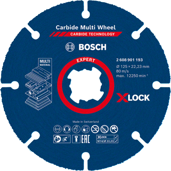 Bosch Professional X-LOCK CMW 125x22.23mm EXPERT (2608901193)