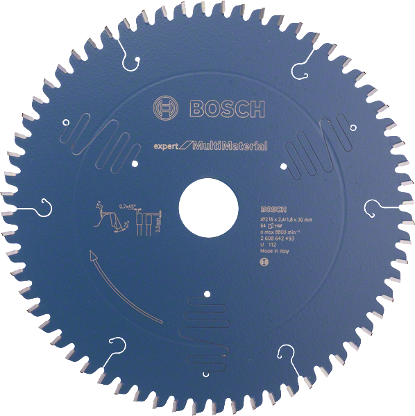 Bosch Professional Kreissägeblatt EX MU B 216x30-64 (2608642493)