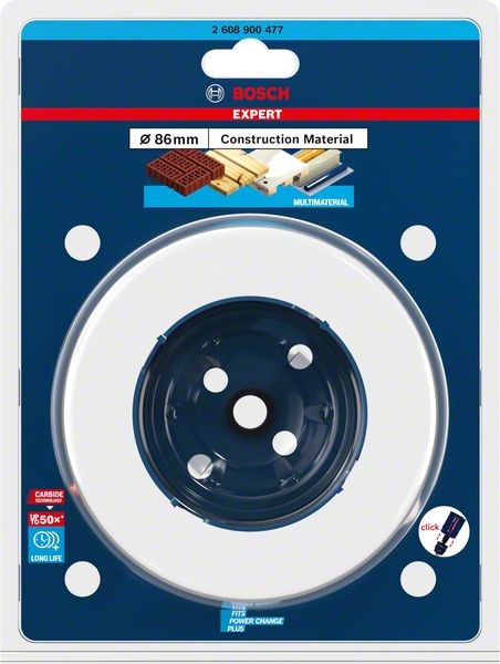 Bosch Professional Expert Construction Material Lochsäge, 86 x 60 mm (2608900477)