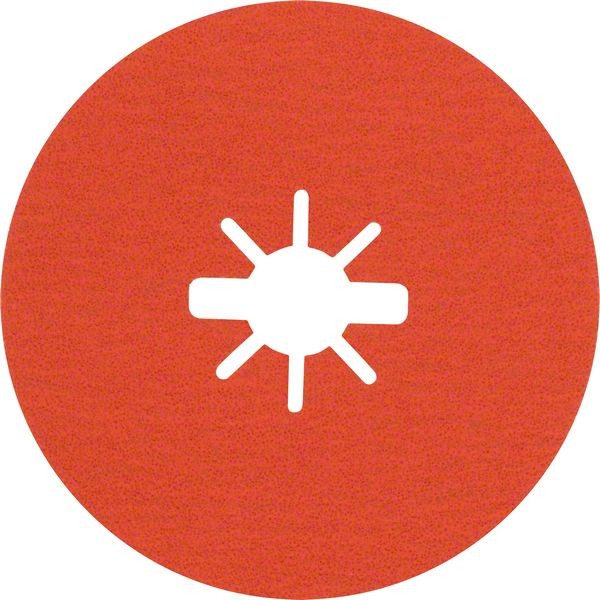 Bosch Professional Expert R782 Prisma Ceramic X-LOCK Fiberscheibe, 125 mm, 22,23 mm, G 80 (2608621826)