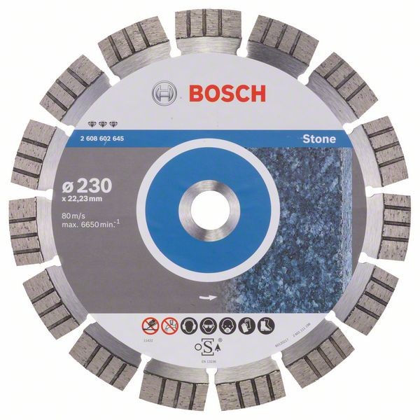 Bosch Professional DIA-TS 230x22,23 Standard For Stone (2608602601)