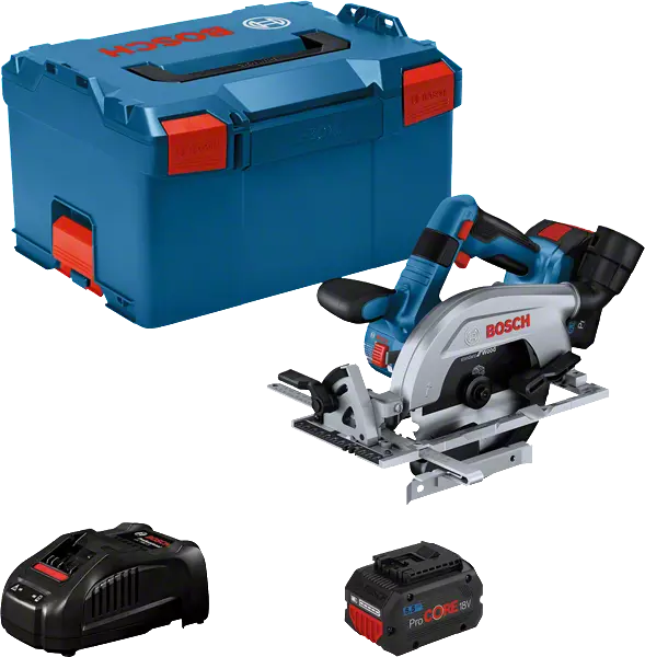Bosch Professional GKS 18V-57-2 L (L) Akku-Handkreissäge (2xPC5,5Ah) (06016C1102)
