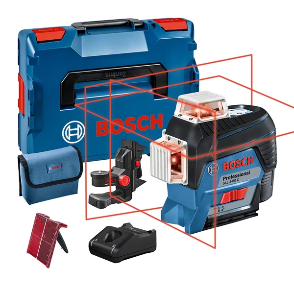 Bosch Professional GLL 3-80 C + BM1 + L-Boxx (0601063R02)