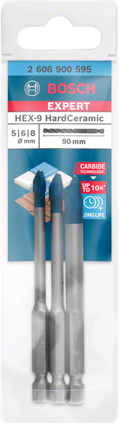 Bosch Professional HEX-9 HardCer Bohrer-Set 3tlg EXPERT (2608900595)