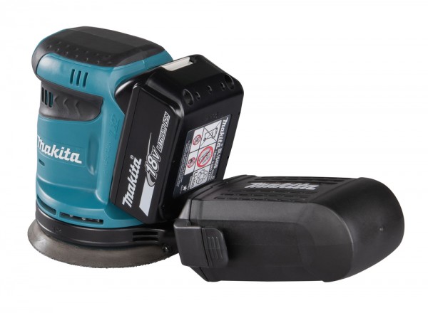 Makita DBO180RTJ Akku-Exzenterschleifer