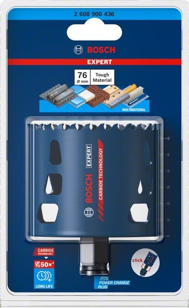 Bosch Professional Expert Tough Material Lochsäge, 76 x 60 mm (2608900436)